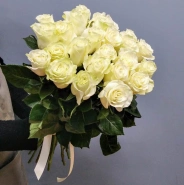 Букет из 25 белых роз 0