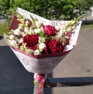 Букет &laquo;Красное и белое&raquo; 0