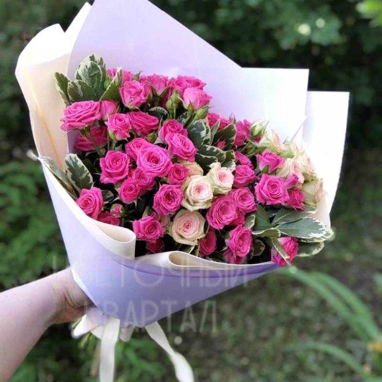 Букет &laquo;Малиновое утро&raquo;