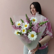 Букет &laquo;Ромашковый настрой&raquo; 0