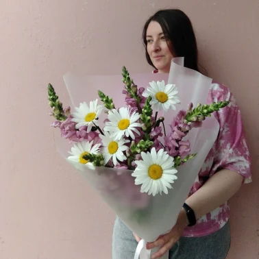 Букет «Ромашковый настрой»