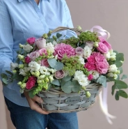 Композиция в корзине &laquo;Любимая моя&raquo; 1