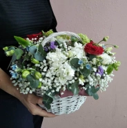 Композиция в корзине &laquo;Яркий акцент&raquo; 1