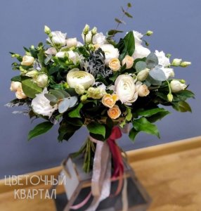 Букет невесты «Шик» от Студии «Цветочный Квартал» в Бутово