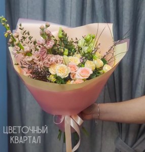 Букет «Романтический сад» от Студии «Цветочный Квартал» в Бутово